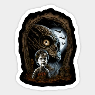 Retro horror Sticker